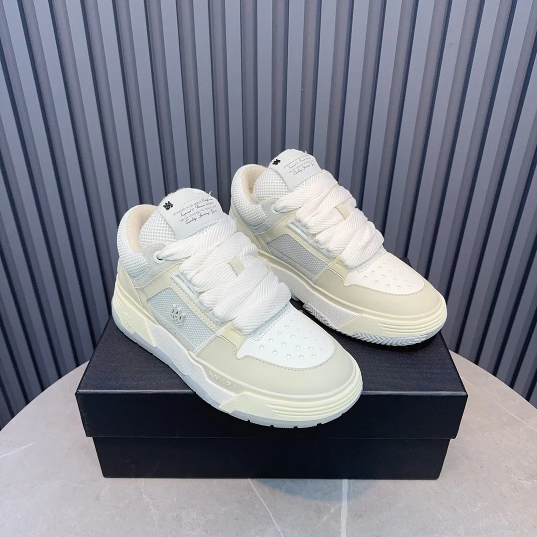 Men's shoes 💰660💰 AMIRI AMIRI trendy brand hot sale 🔥 Available all year round, couples 💑 Official website synchronization Imported fabrics 1⃣️ vs 1⃣️ replica, original factory special original sole, 35-45 (45. non-refundable)